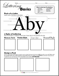 Typography Lettering Basics Worksheet Preview E1428017620237 Jpg 464 600 Graphic Design Classroom Teaching Graphic Design Graphic Design High School
