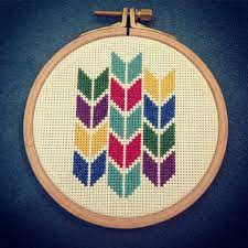 We have the most exciting free cross stitch patterns online, including flower patterns, animal designs and cross stitch patterns with letters and words. Modern Geometric Cross Stitch Patterns Novocom Top
