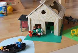 Was für materialien brauchen sie? Schleich Und Playmobil Holz Haus Bauen