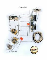 Four pots and two switches are giving a lot of tone configurations. 920d Custom Jmh Vintage Kit Offset Jm Style Vintage Wiring Kit Fender Vintage Telecaster Custom Diy Musical Instruments