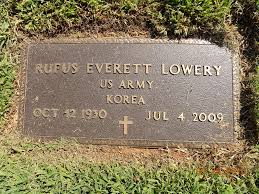 Rufus Everett Lowery (1930-2009)