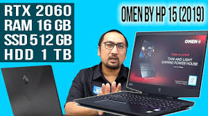 Laptop Gaming Rtx 2060 Core I7 9750h Murah Banget Review Omen By Hp 15 2019 Indonesia Youtube
