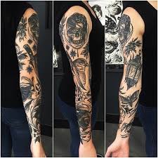 Tattoo Traditional Sleeve Black Style 44 Ideas Neo Traditional Tattoo Sleeve Black Brazos Tatuados Mangas Del Tatuaje Tradicionales Nuevos Disenos De Tatuaje