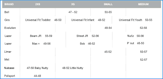 dirt bike helmets size chart online bike retailer