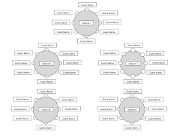 012 round table seating chart templatecel ideas wedding