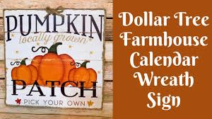You got it if you guesses dollar tree foam dice and mini jenga game. Dollar Tree Fall Crafts Dollar Tree Farmhouse Calendar Wreath Sign Youtube