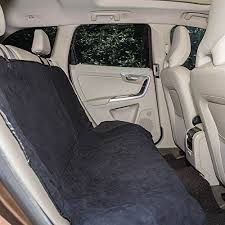 Serenita Portable Pet Mat Car Back Seat Cover Black Micro Suede Fabric Free Size 5644inches For Dogs Cats Etc Norma Dog Car Seat Cover Back Seat Covers Pet Mat