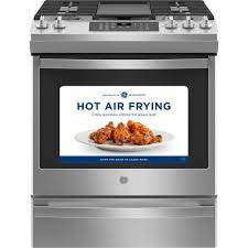 We did not find results for: Ge 30 In 5 6 Cu Ft Slide In Gas Range With Self Cleaning Convection Oven And Air Fry In Stainless Steel Jgs760spss The Home Depot