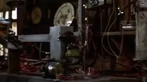 Is the clock in the opening scene of Back to the Future a homage to another  film?