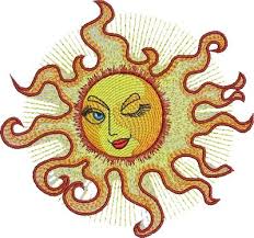 You can download this design for free here: Good Sun Free Embroidery Design