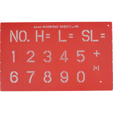 マーキング シート