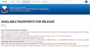 For a visa request, additional processing time (beyond the 15 business days required for the official passport) is necessary to meet the visa issuing requirements of the foreign government. How To Check The Status Of Your Philippine Passport Application Dubai Ofw