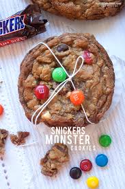 Learn how to cook great monster cookies recipe | paula deen | food network. Snickers Monster Cookies Hearts In My Oven