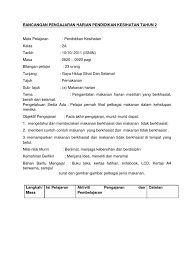 Savesave rph pendidikan kesihatan tahun 2 for later. Rancangan Pengajaran Harian Pendidikan Kesihatan Tahun 2
