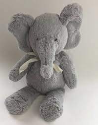 Pottery Barn Kids Elephant Lovey Plush Stuffed Replacement Gray 16 Inches Pbk Ebay Elephant Plush Plush Stuffed Animals Pottery Barn Kids Elephant