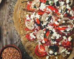 Pizza Poids Plume Sans Gluten Aux Champignons Croute Sarrasin Et Graines De Chia Sarrasin Pizza Graines De Chia