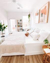 A new bed frame without a footboard takes up less space (enough to accommodate two new stools), and custom trim and molding class up an accent wall. 300 Bedroom Design Trends Ideas In 2021 Bedroom Design Interior Design Interior