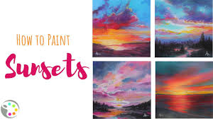 Sunset painting and decorating is the leading professional painting service company dedicated to providing high quality craftmanship to homeowners, general contractors, property managers and hoa , homes for sale, new homes, homes for rent, medical office, schools , restaurants. How To Paint Sunsets Acrylic Painting Tutorial Paintingtube