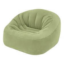 INTEX Beanless felfújható fotel, zöld, 124 x 119 x 76cm (685