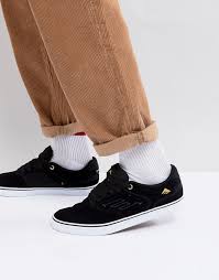 Gratis versand & retour erhältlich. Herren Sneakers Emerica The Reynolds Low Vulc Black White White Sneaker Schuhe Schwarz Shamolima