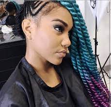 Multi Colored Twists Hair Styles Senegalese Twist Hairstyles Twist Hairstyles