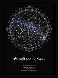 The Night Sky Free Map Celestial Gift Night We Met Gift First Date Memory First | Etsy | Star Map,  Constellation Map, Poster Prints