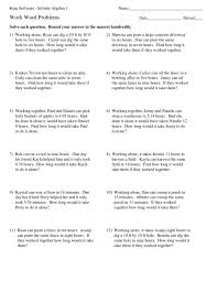 Mastering word problems is a skill all students need for life, and mastering word problems means mastering math in a practical way for life! Algebraic Equations Word Problems Pdf Tessshebaylo