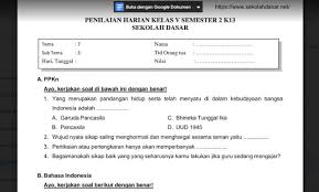 Penilaian harian pai kelas 5 semester 1. Soal Evaluasi Harian Kelas 5 Tema 7 Subtema 1 2 Dan 3 Http Philosophymumbai9 Blogspot Com