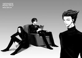 They demonstrated some of their abilities and. Hisoka Illumi Zoldyck And Chrollo Lucilfer Hunter X Hunter Hunter X Hunter Hunter Hisoka