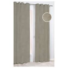 Rideau largeur 45 cm castorama. Rideau Uni Aspect Chenille Beige 140 X 260 Cm Cdiscount Maison