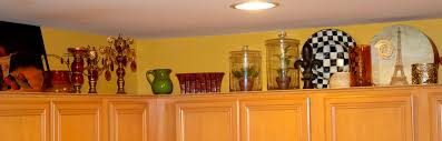 Martha stewart kitchen cabinets doors frames decor panels and crown moldings. Decorating Above Kitchen Cabinets