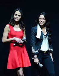 Jordana And Michelle Michelle Rodriguez Jordana Brewster Fast And Furious Cast