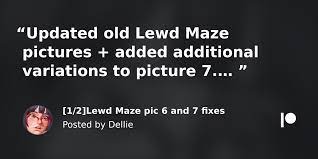 1/2]Lewd Maze pic 6 and 7 fixes | Patreon