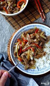 Top with chinese noodles and bake 15 minutes more. Black Pepper Beef Stir Fry é»'æ¤'ç‰›æŸ³ Red House Spice