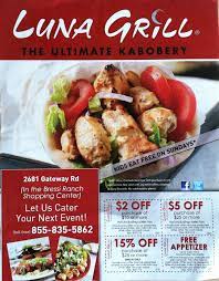 Luna Grill Print Ad Food Vegetarian Fast Food Restaurant Marketing