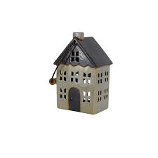 Keramik für haus & hof, überall dort wo stelen und gartentiere platz haben Laterne Haus Keramik M Henkel 13 5x9 5x20 5cm