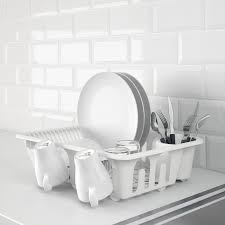 Sink accessories dish brushes dish towels & sponges kitchen soap dispensers dish drainers & drying racks. Buy Flundra Dish Drainer White Online Uae Ikea