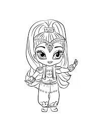 Peppa pig coloring for kids peppa pig coloring for kids. Shimmer And Shine Coloring Pages Free Printable Shimmer And Shine Coloring Pages
