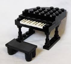New Lego Grand Piano Minifig Minifigure Musical Instrument Keyboard Accessory Piano Lego Musicals