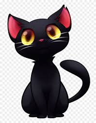 Cat clip art, black cat clipart set. Halloween Black Cat Png Cartoon Cute Black Cat Clipart 606957 Pikpng