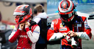 Reden genoeg voor ferrari om vijf interessante feitjes over de helm van kimi räikkönen op een rij te zetten. Kimi Raikkonen The Inspiration Behind Marcus Armstrong S Helmet Design He Is My Favourite Driver