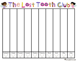 Lost Tooth Classroom Bar Graph Classroom Freebies