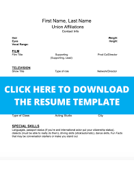 Choose from beautiful acting resume templates to design your own acting resumes in minutes. Marketing Tips For Actors How To Create An Acting Resume Marketing4actors