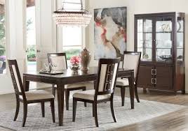 Sofia Vergara Santa Clarita Dark Cherry 5 Pc Dining Room Dining Room Sets Minimalist Dining Room Dining Room Furniture