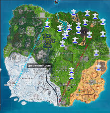 フォートナイト シーズン８ウィーク10攻略ガイドマップ付き Fortnite Jpstreamer