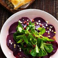 Rote Bete Carpaccio Rezept Kuchengotter Rote Bete Carpaccio Rezepte Rote Bete