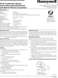 Co poisoning symptoms are often mistaken for the flu but can be deadly. W4iccombo Wireless Smoke Carbon Monoxide Co Detector User Manual Exhibit D Users Manual Per 2 1033 B3 Honeywell