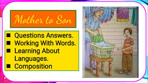 Learner's grammar bk6 (english) (paperback) by sanghita sen. Mother To Son Questions Answers Icse Literature Class 6 Icse Solutions Youtube