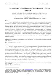 Supremaţia dreptului uniunii europene se referă la aplicarea, cu prioritate, a dreptului uniunii europene în ordinea juridică naţională a statelor membre în raport cu dreptul intern al acestora. Pdf Digitalisation Of Services In The European Union
