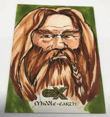 CZX Middle Earth Lord Of The Rings 1 Of 1 Sketch Chase Card By Jeff Ritchie* 